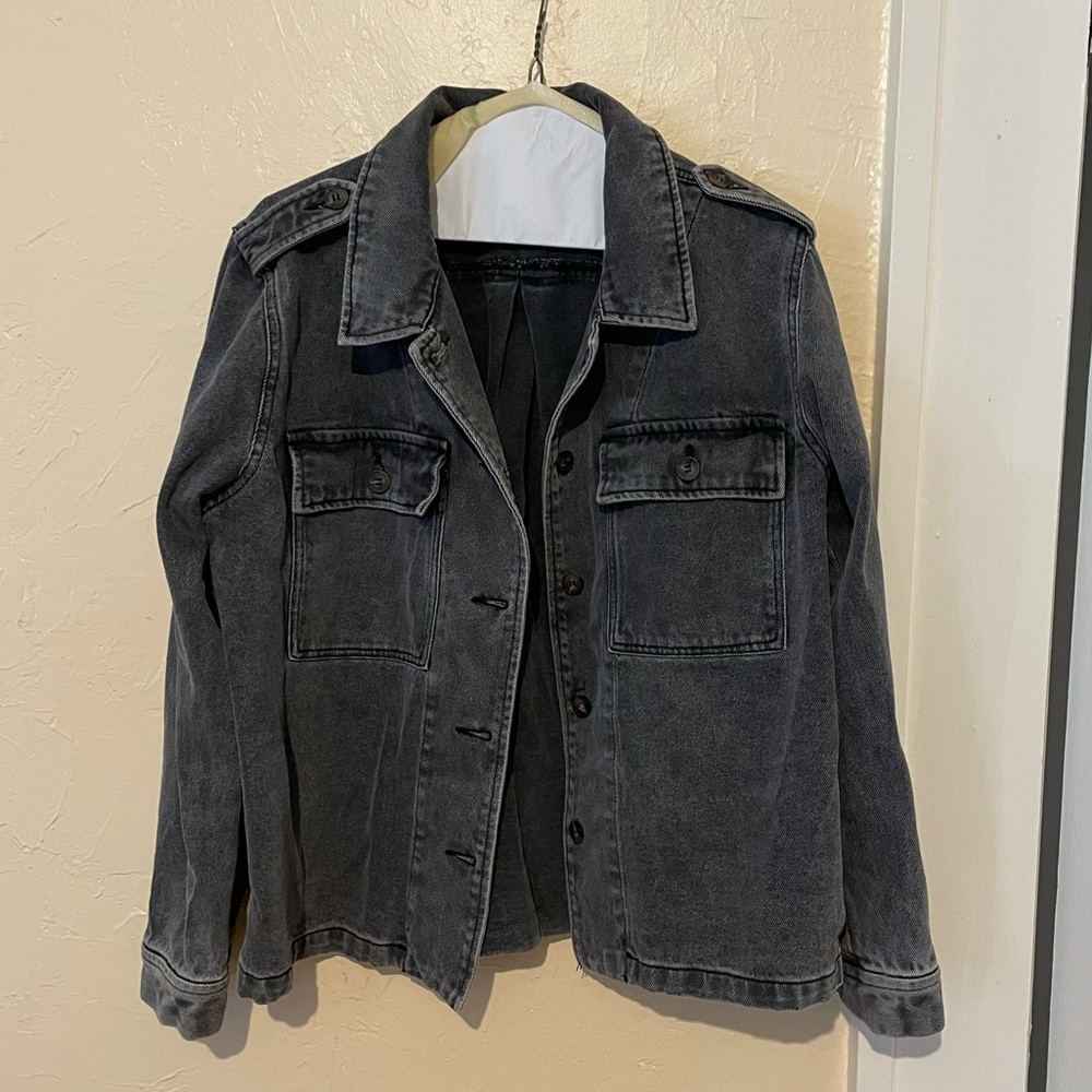 Women's Black Denim Jacket